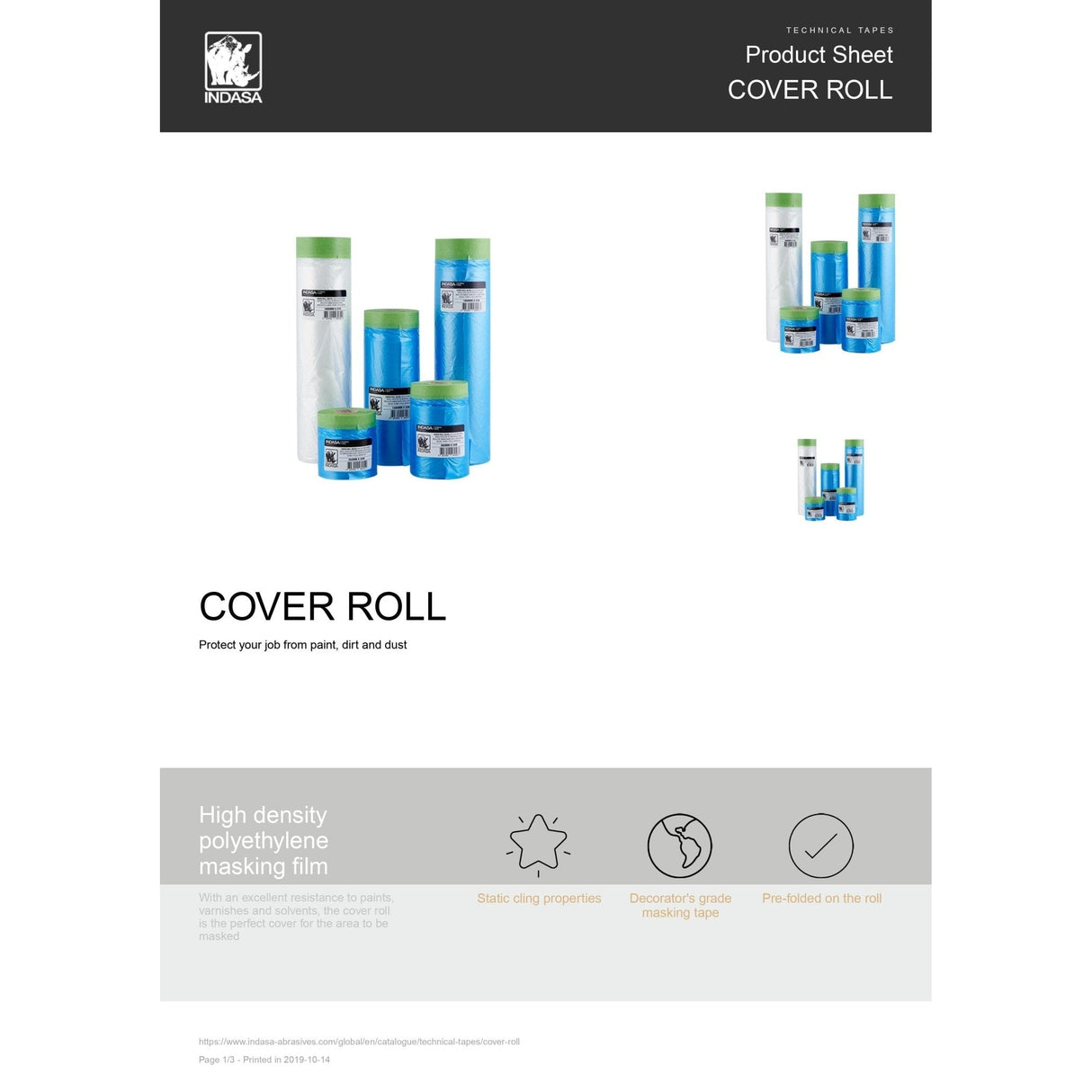 Indasa Cover Rolls - Tropical Glitz