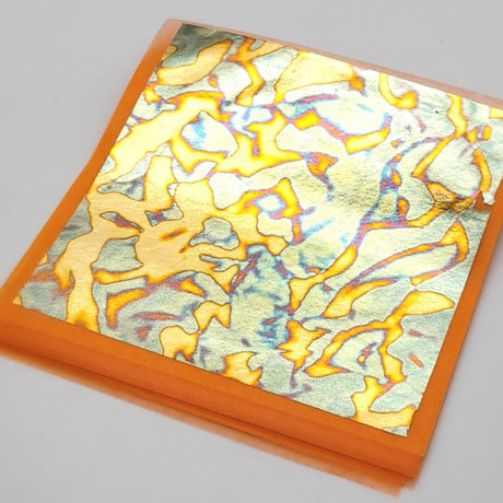 Tropical Glitz Patent Leaf Transfer Book (25 Leaves) - Tropical Glitz