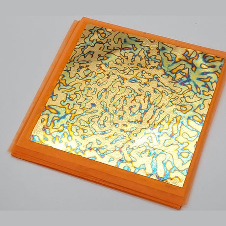 Tropical Glitz Patent Leaf Transfer Book (25 Leaves) - Tropical Glitz