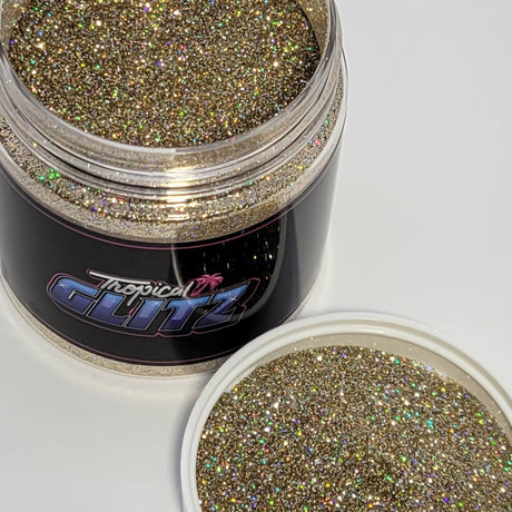 Sandy Cheekz Metal Flake - Tropical Glitz