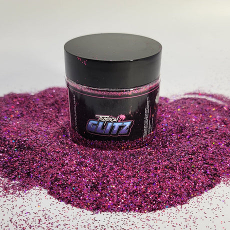 Static Pink Metal Flake - Tropical Glitz
