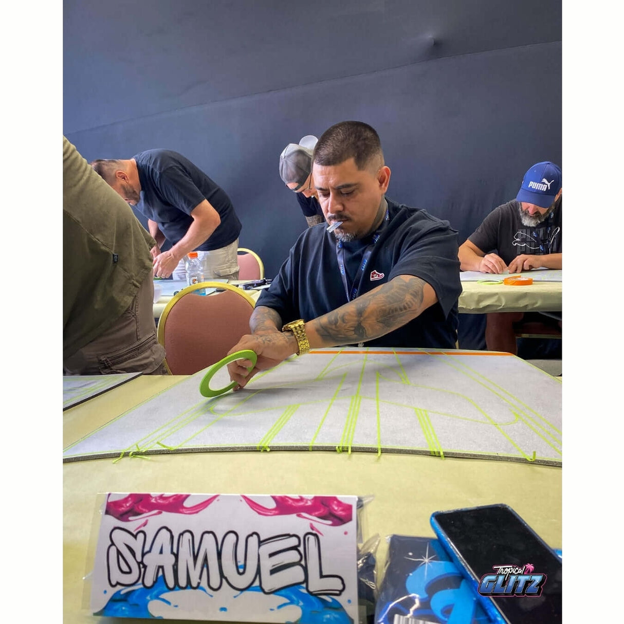 Custom Paint Tricks 3.0 with K-Daddy- Video Tutorial - Tropical Glitz