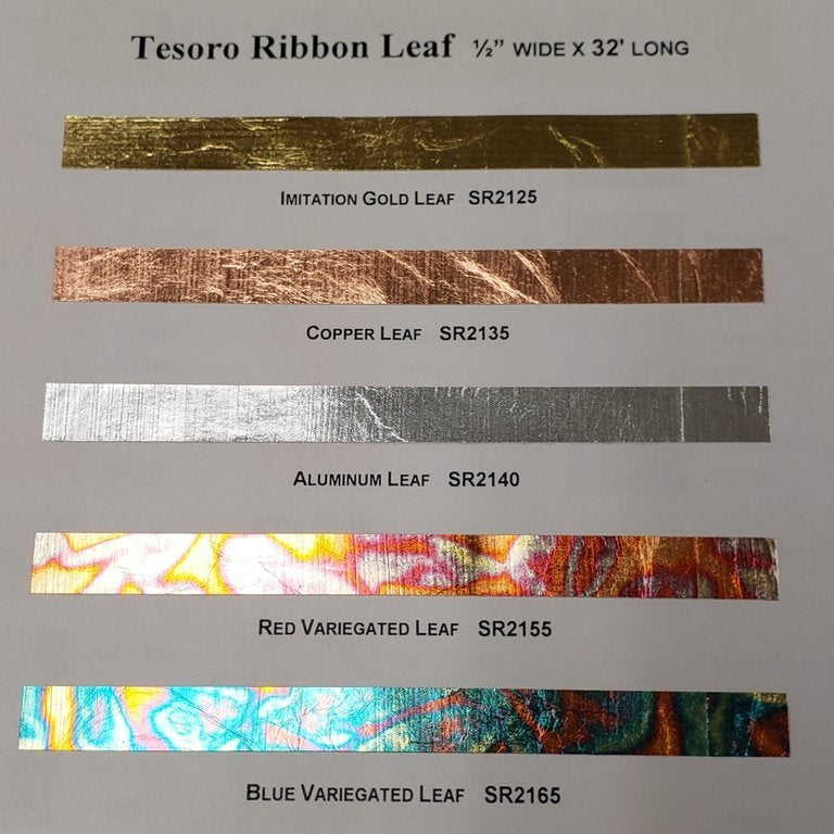 Nazionale Tesoro Ribbon Metal Leaf - Tropical Glitz