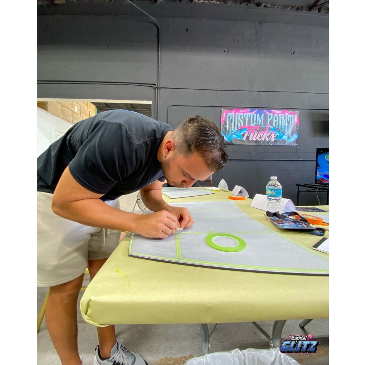 Custom Paint Tricks 3.0 with K-Daddy- Video Tutorial - Tropical Glitz
