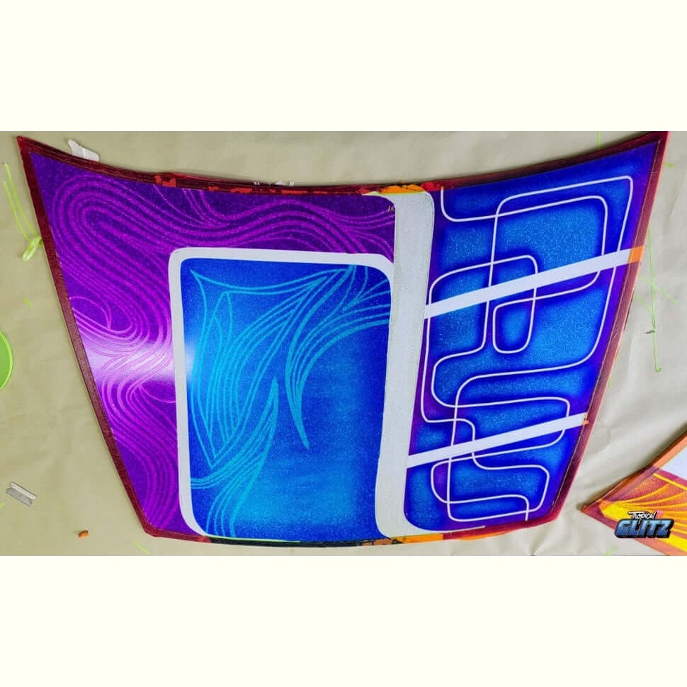 Custom Paint Tricks 3.0 with K-Daddy- Video Tutorial - Tropical Glitz