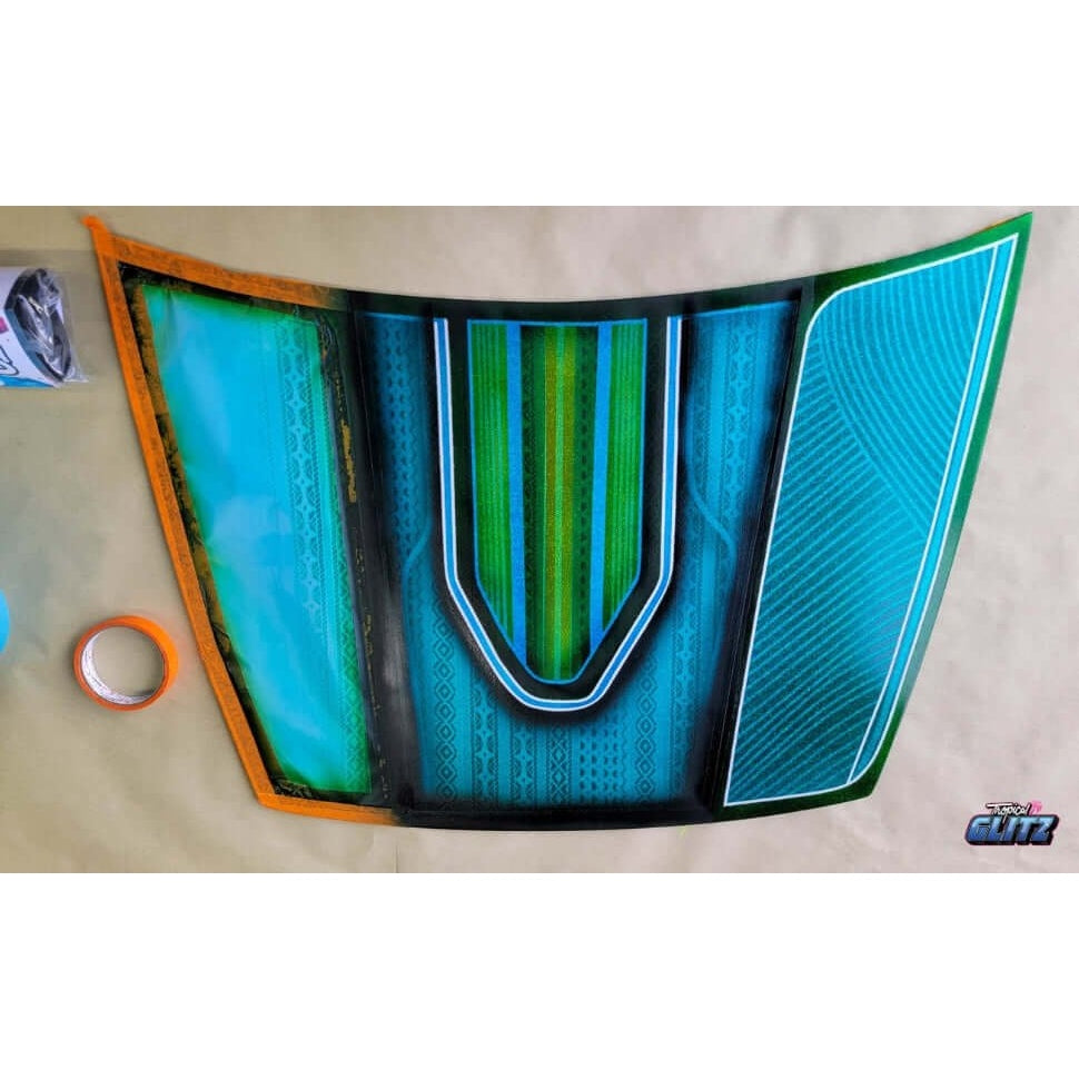 Custom Paint Tricks 3.0 with K-Daddy- Video Tutorial - Tropical Glitz