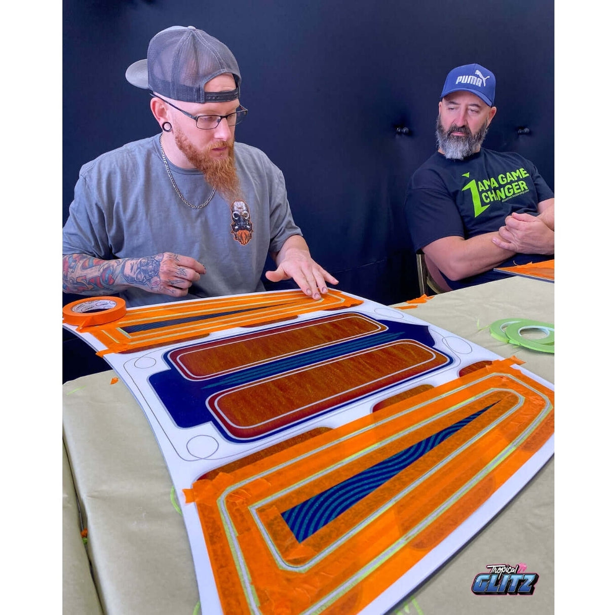 Custom Paint Tricks 3.0 with K-Daddy- Video Tutorial - Tropical Glitz
