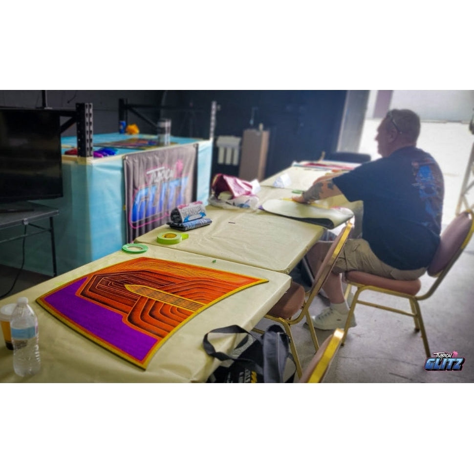 Custom Paint Tricks 3.0 with K-Daddy- Video Tutorial - Tropical Glitz
