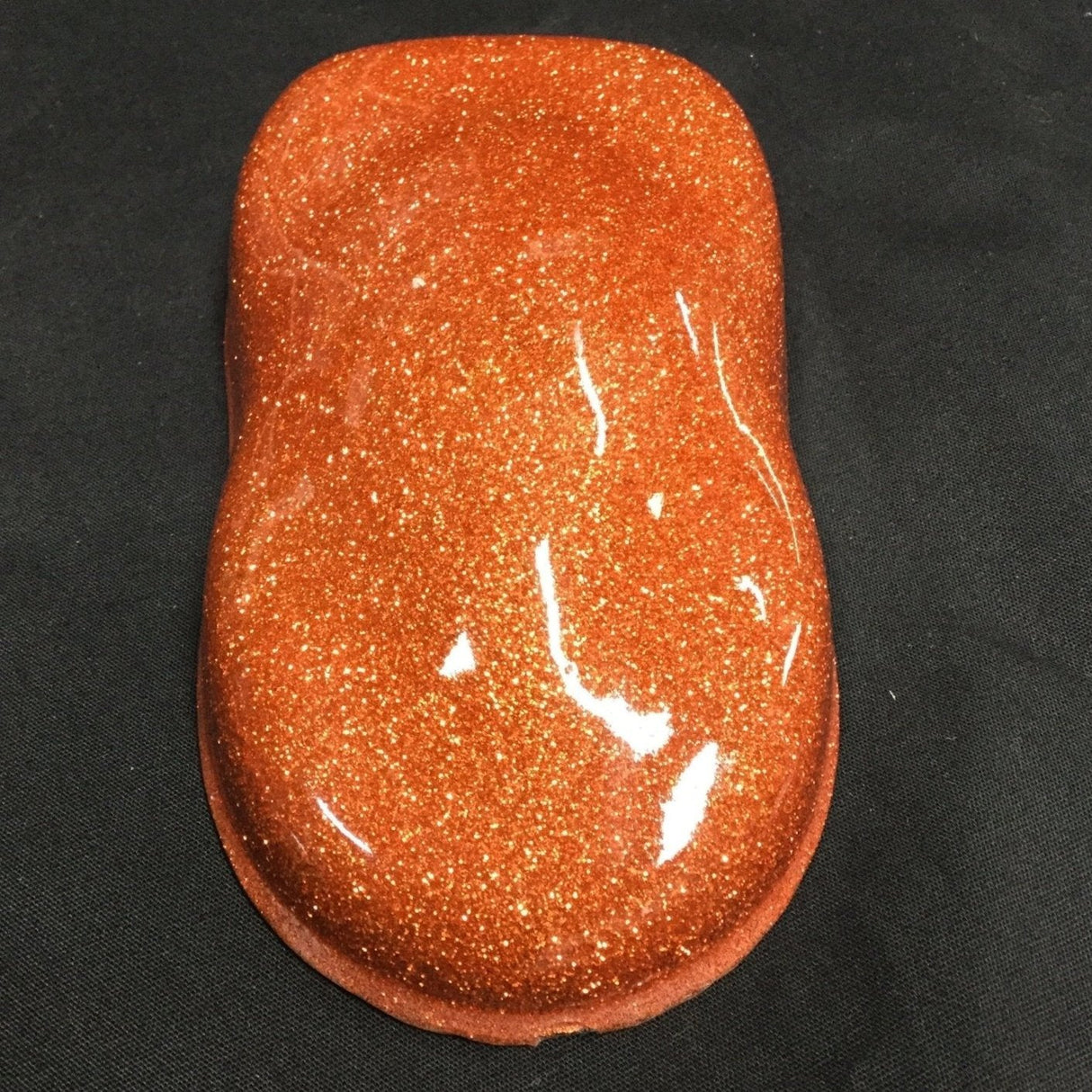 Tangy Tangerine Metal Flake - Tropical Glitz