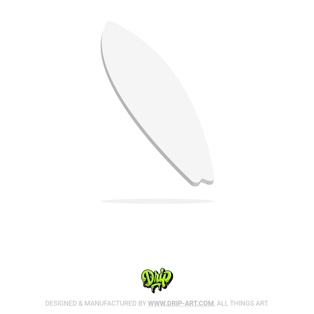 Blank Mini Surfboard - Custom Panel - Tropical Glitz