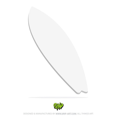 Blank Surfboard - Custom Panel - Tropical Glitz