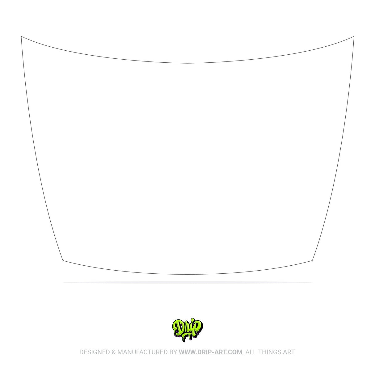 Blank Hood - Custom Panel - Tropical Glitz