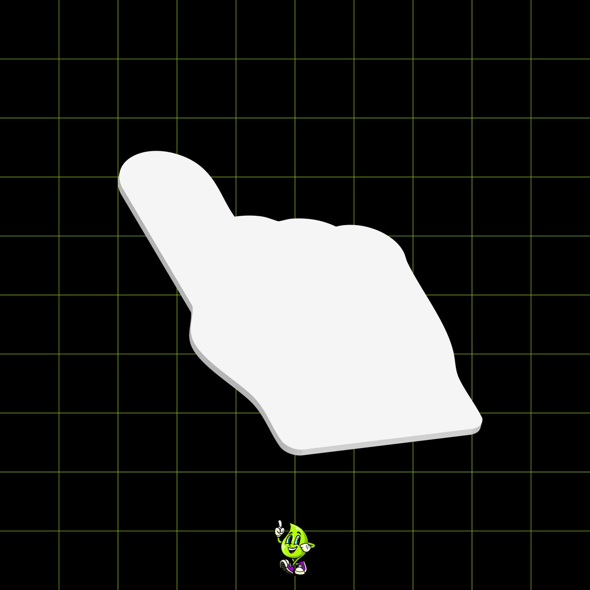 Blank Foam Finger