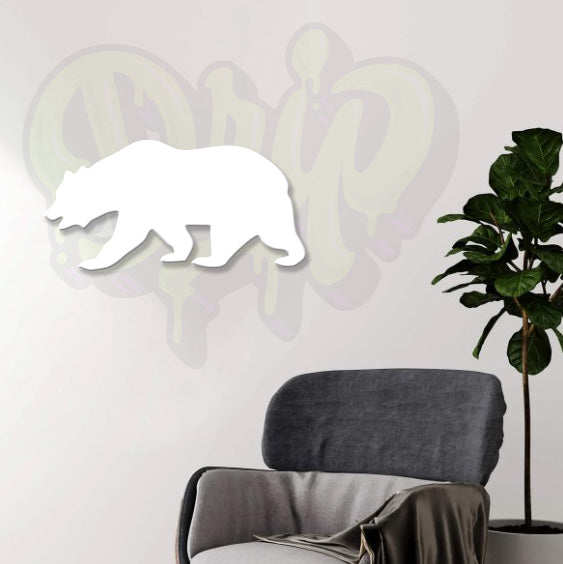 Blank California Grizzly Bear