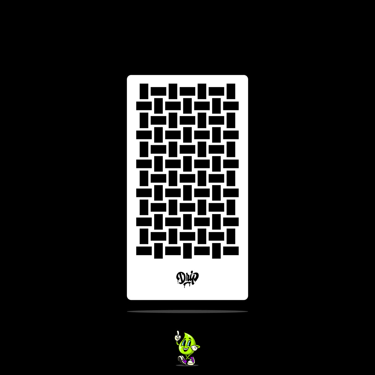 Mylar Stencil Basketweave I