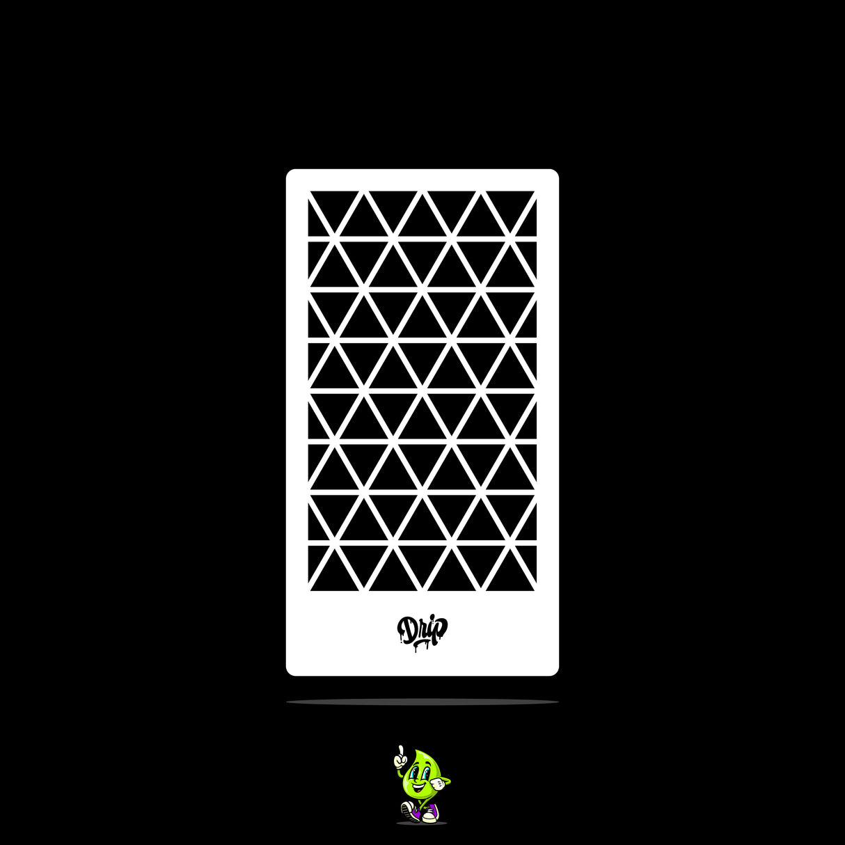 Mylar Stencil Triangles