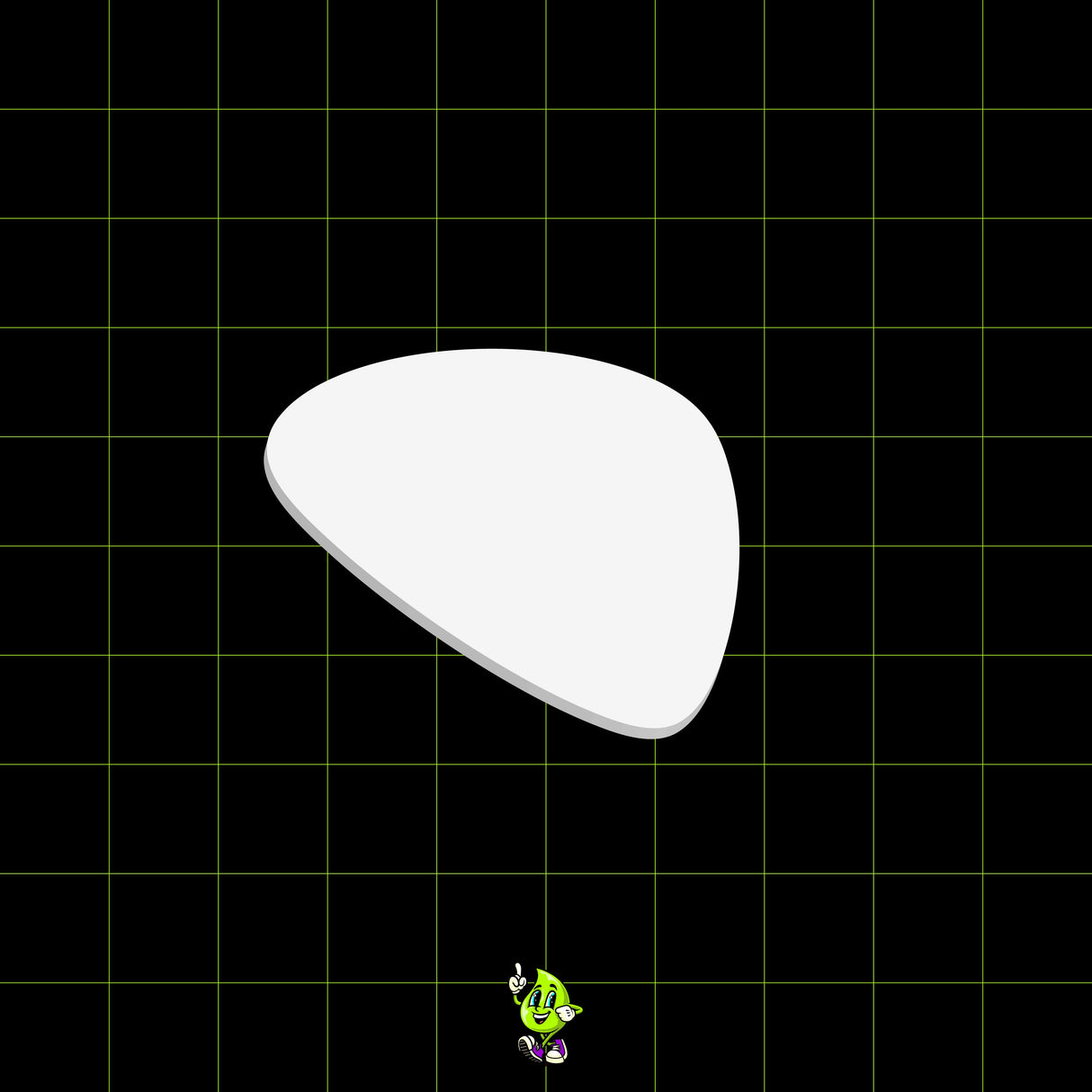 Blank Guitar Pick