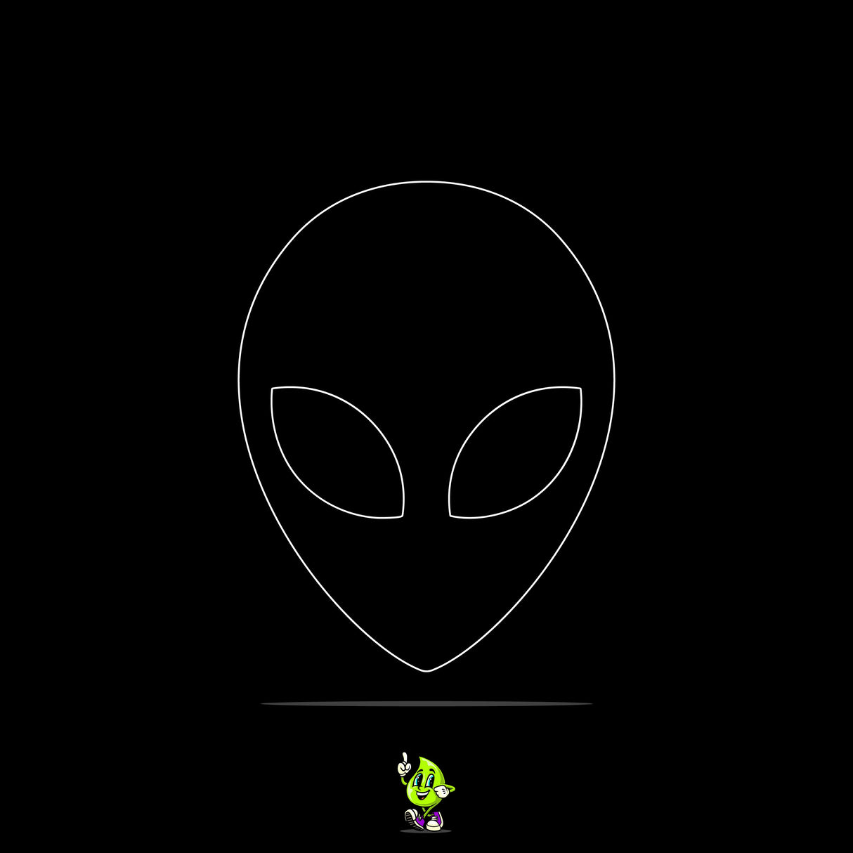Blank Alien Head