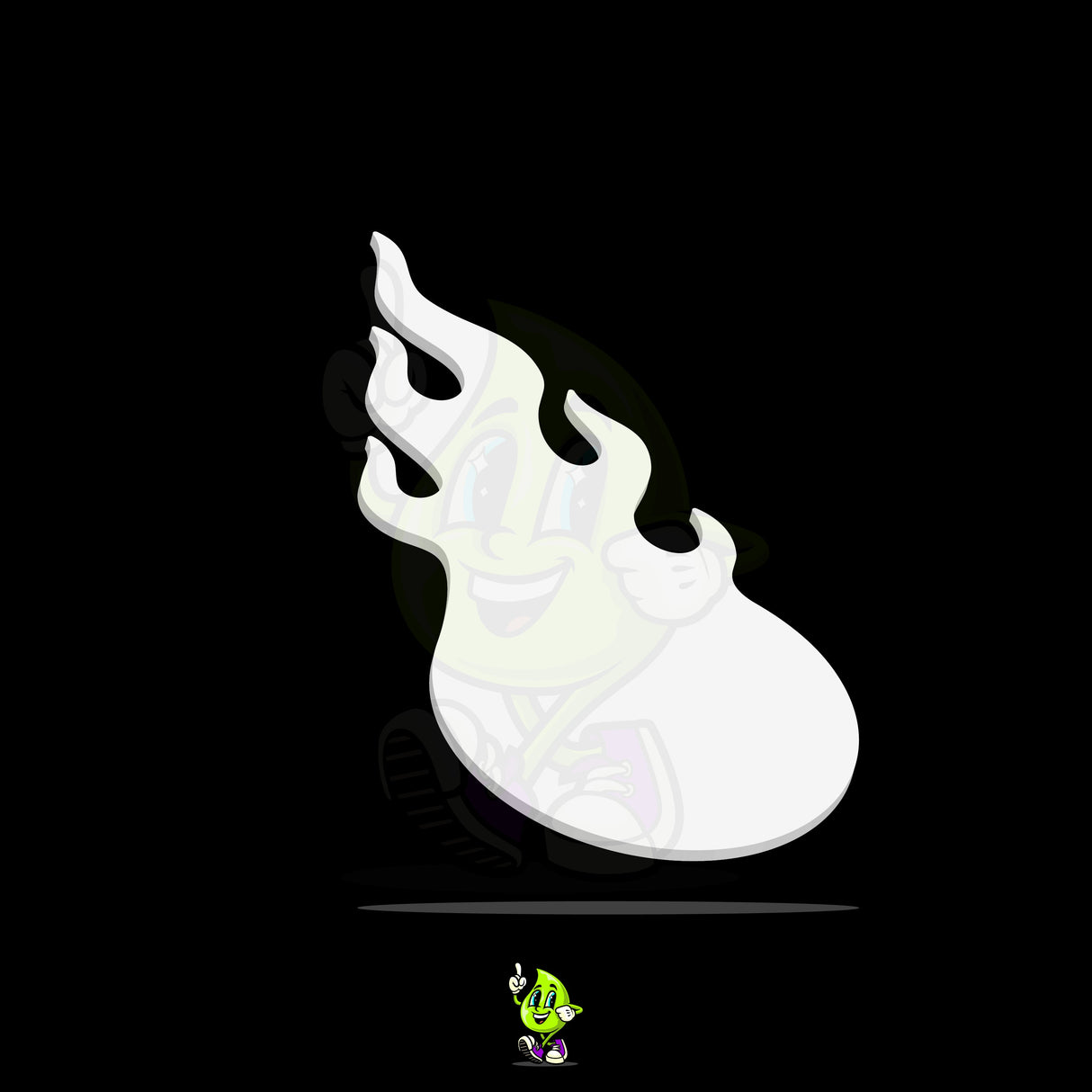 Blank Flaming Eyeball