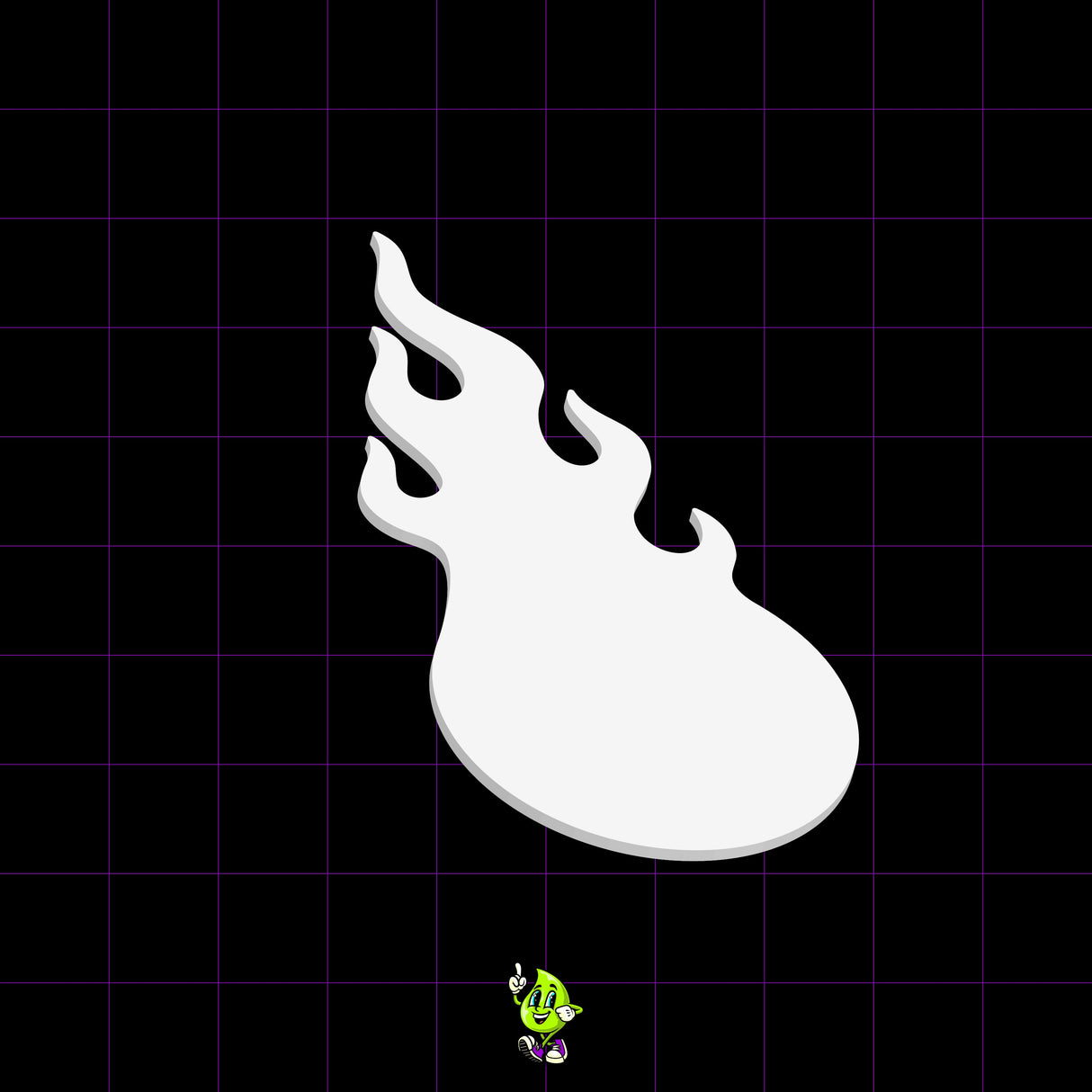 Blank Flaming Eyeball