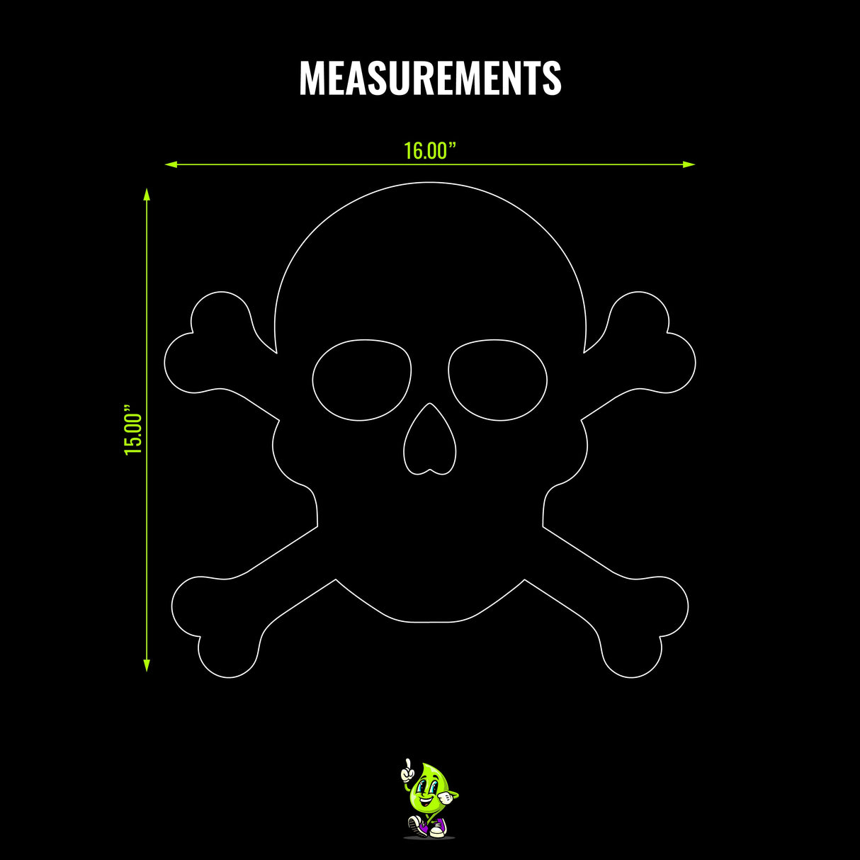 Blank Skull & Crossbones