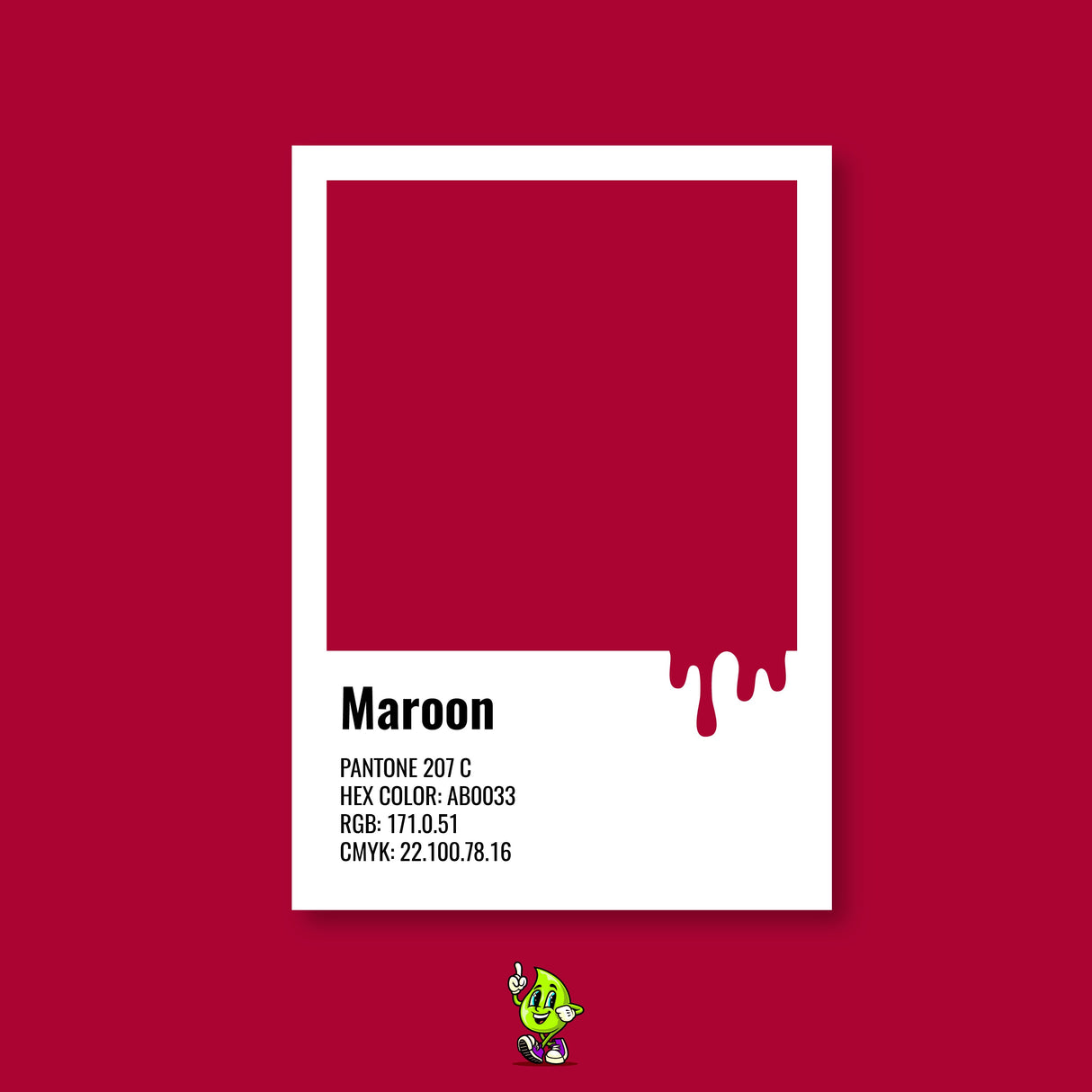 Maroon Spray Can (12oz) by Drip®