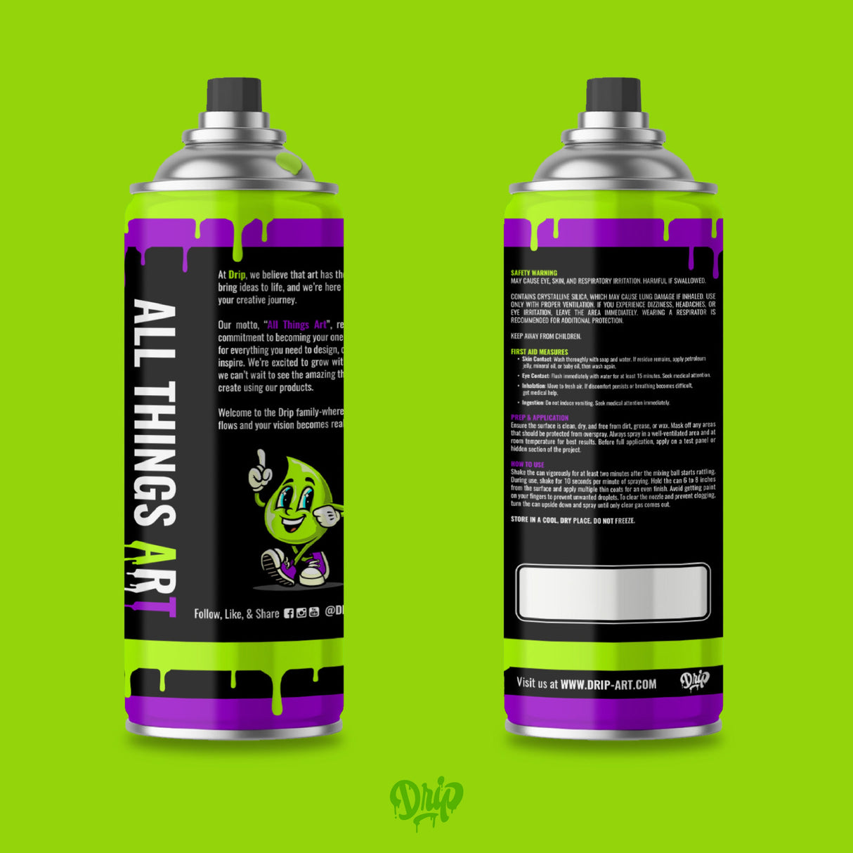 Green Apple Spray Can (12oz) by Drip®