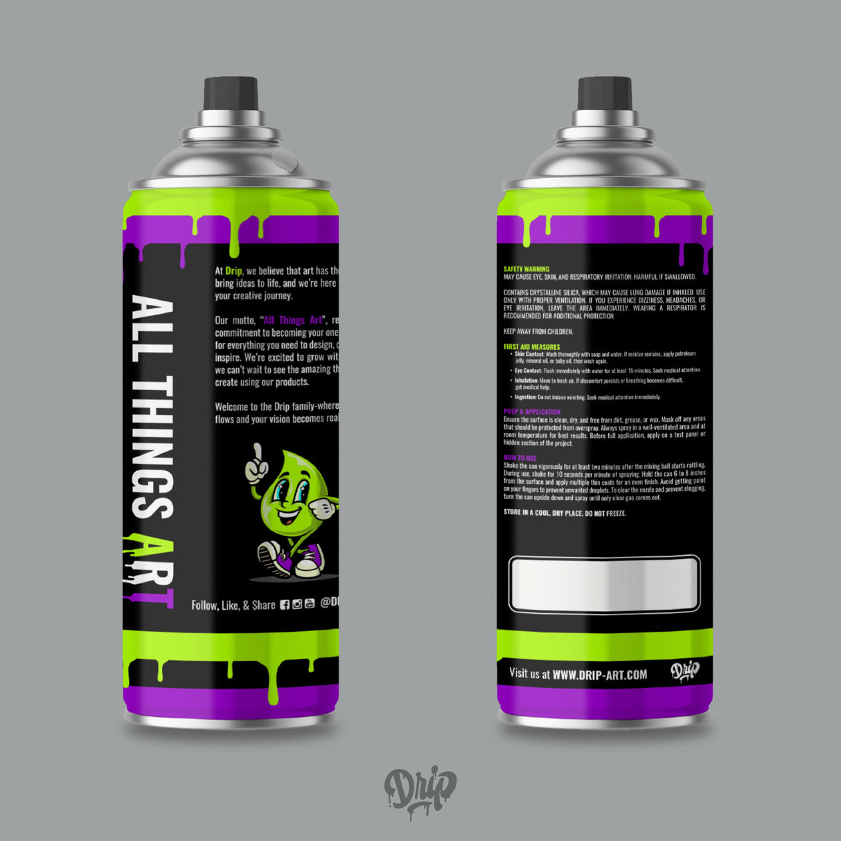 Pewter Spray Can (12oz) by Drip®