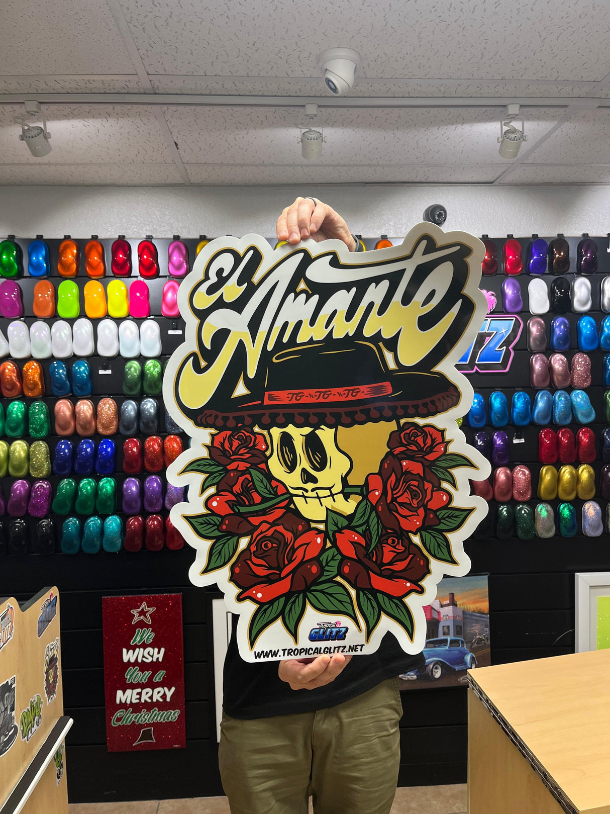 "El Amante" - Giant Vinyl Decal