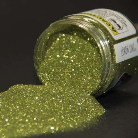 Lemon Lime Metal Flake - Tropical Glitz