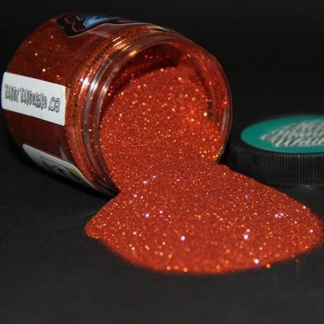 Tangy Tangerine Metal Flake - Tropical Glitz