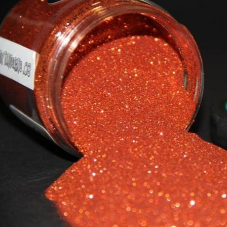 Tangy Tangerine Metal Flake - Tropical Glitz
