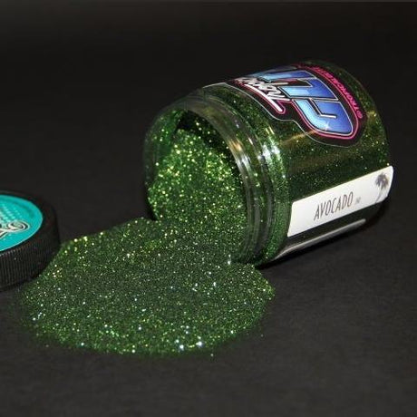 Avocado Metal Flake - Tropical Glitz