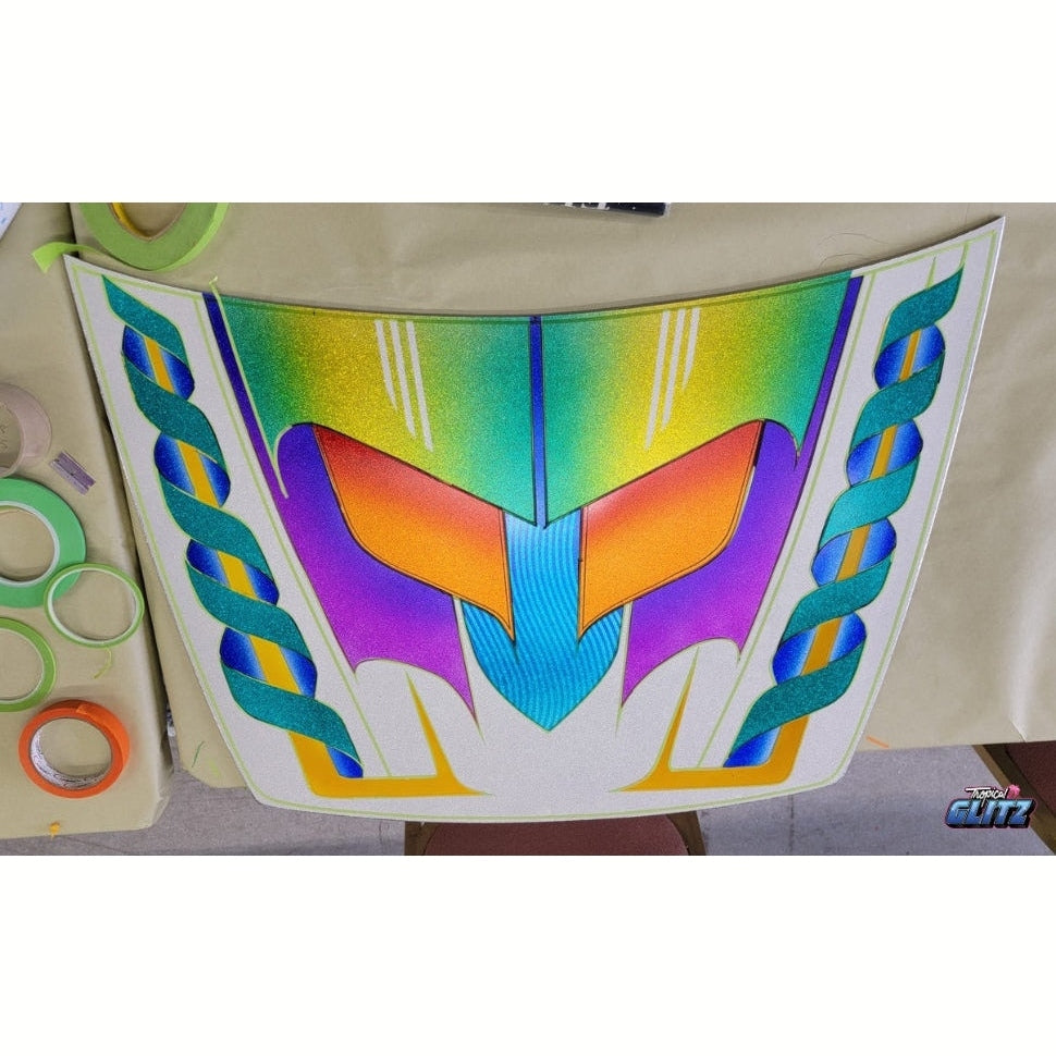 Custom Paint Tricks 3.0 with K-Daddy- Video Tutorial - Tropical Glitz