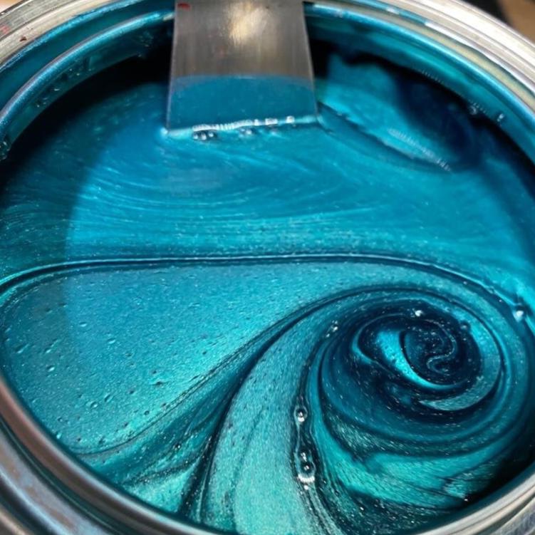 Majestic Teal - Tropical Glitz