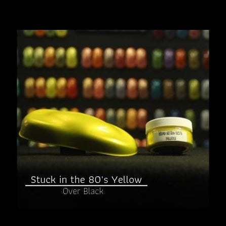 Stuck in the 80's - Yellow Pearl - Tropical Glitz