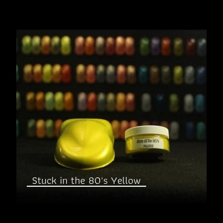 Stuck in the 80's - Yellow Pearl - Tropical Glitz