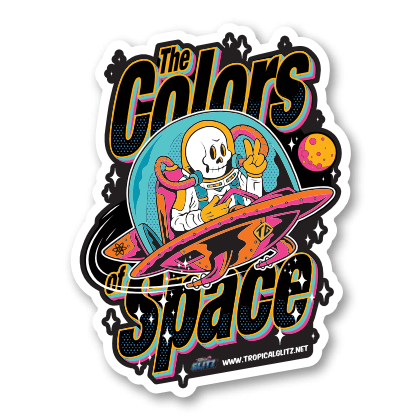 The Colors Space Sticker - Tropical Glitz
