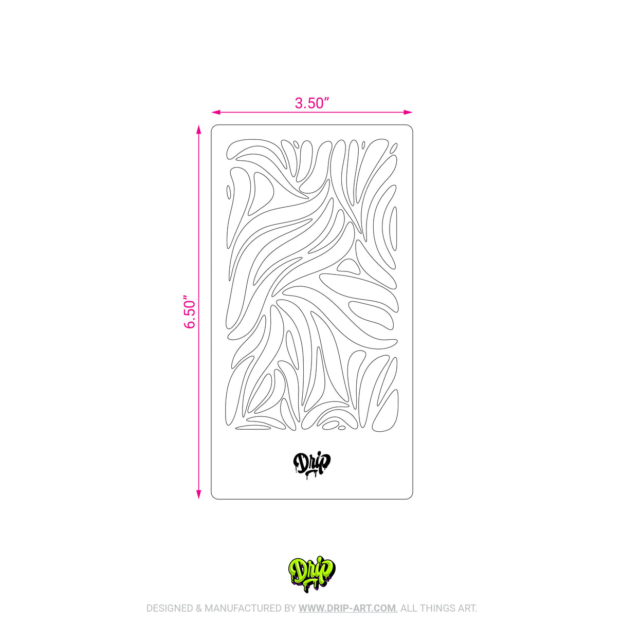 Mylar Stencil Abstract III