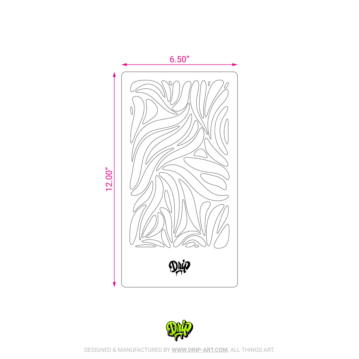 Mylar Stencil Abstract III