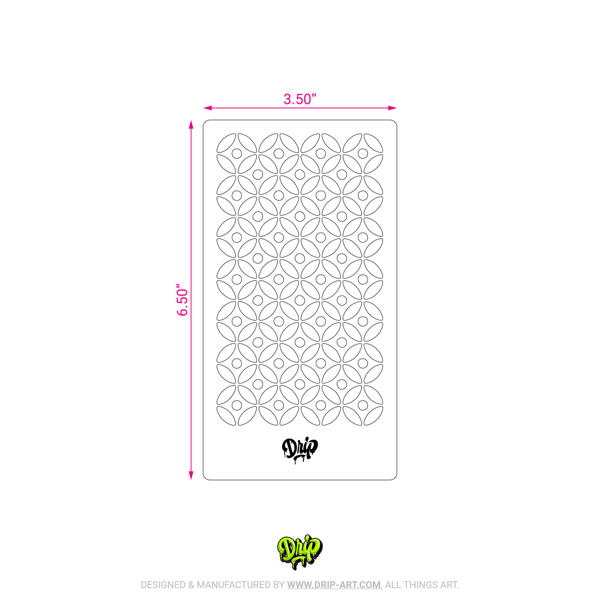 Mylar Stencil Art Deco II