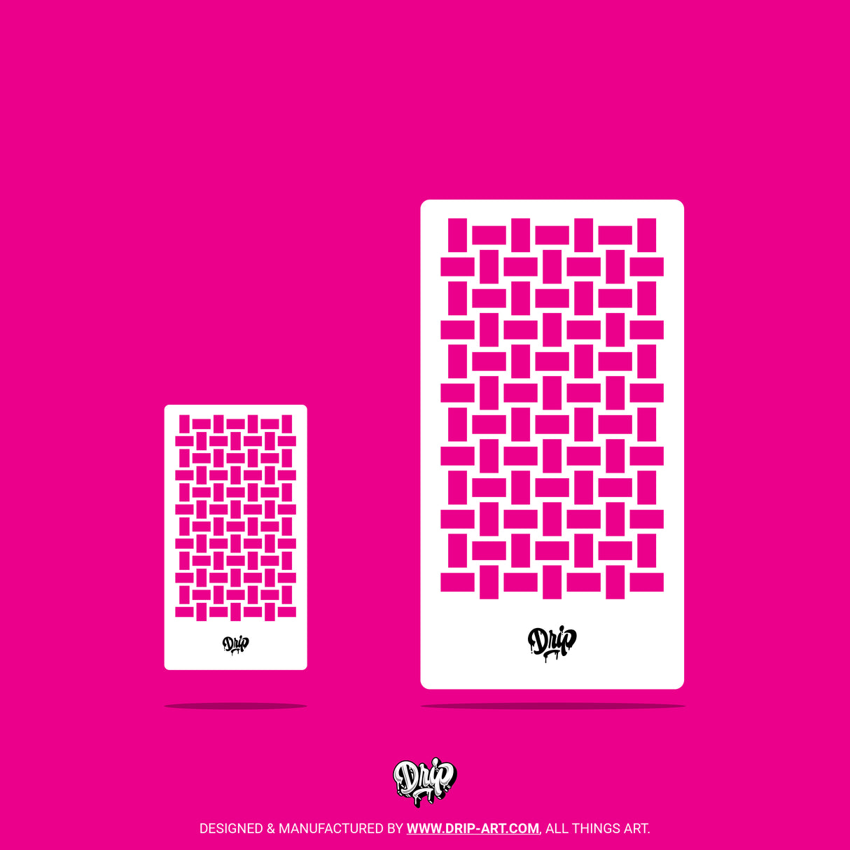 Mylar Stencil Basketweave I