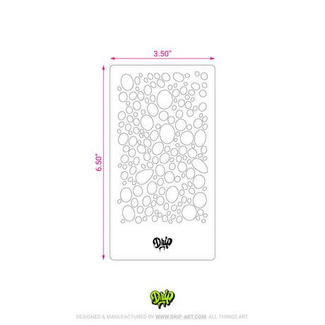 Mylar Stencil Bubbles