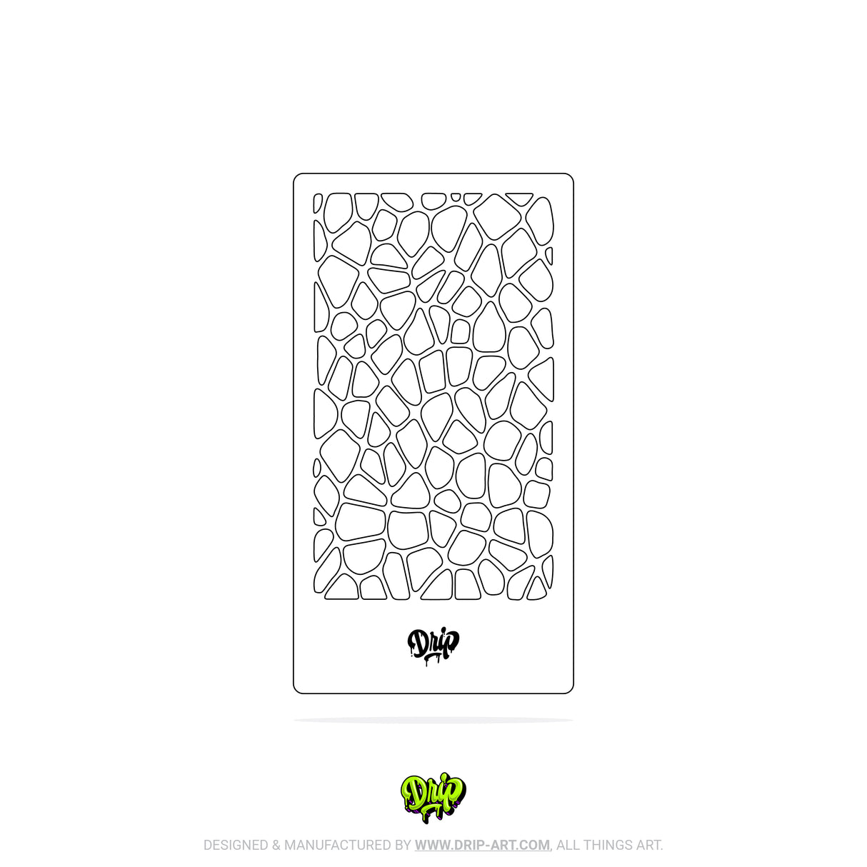 Mylar Stencil Cobblestone