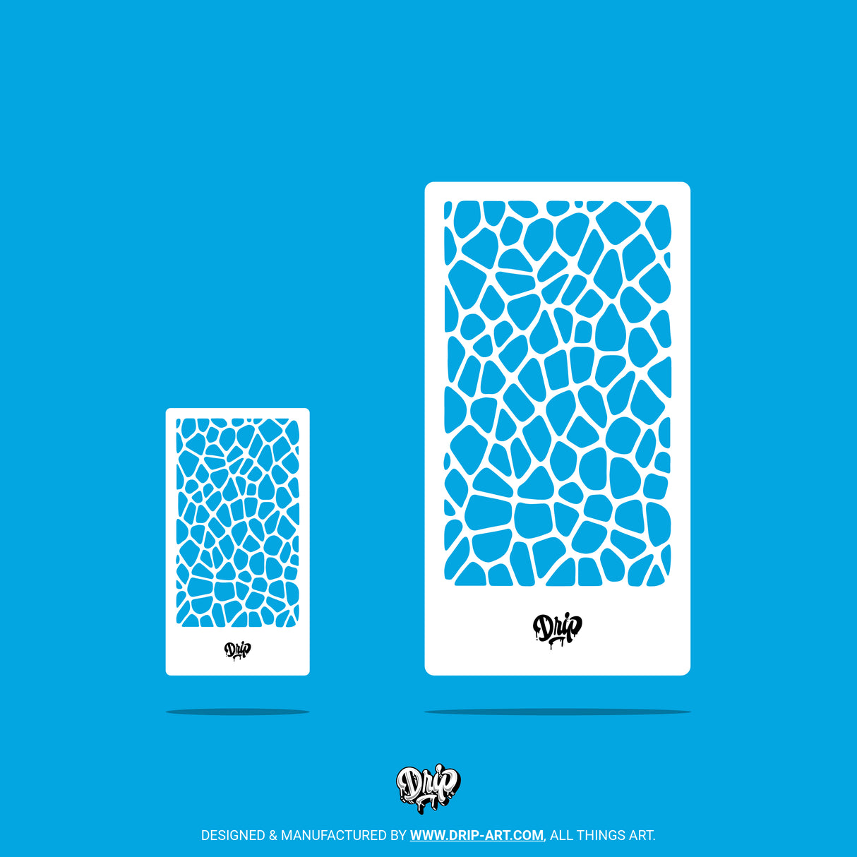 Mylar Stencil Cobblestone