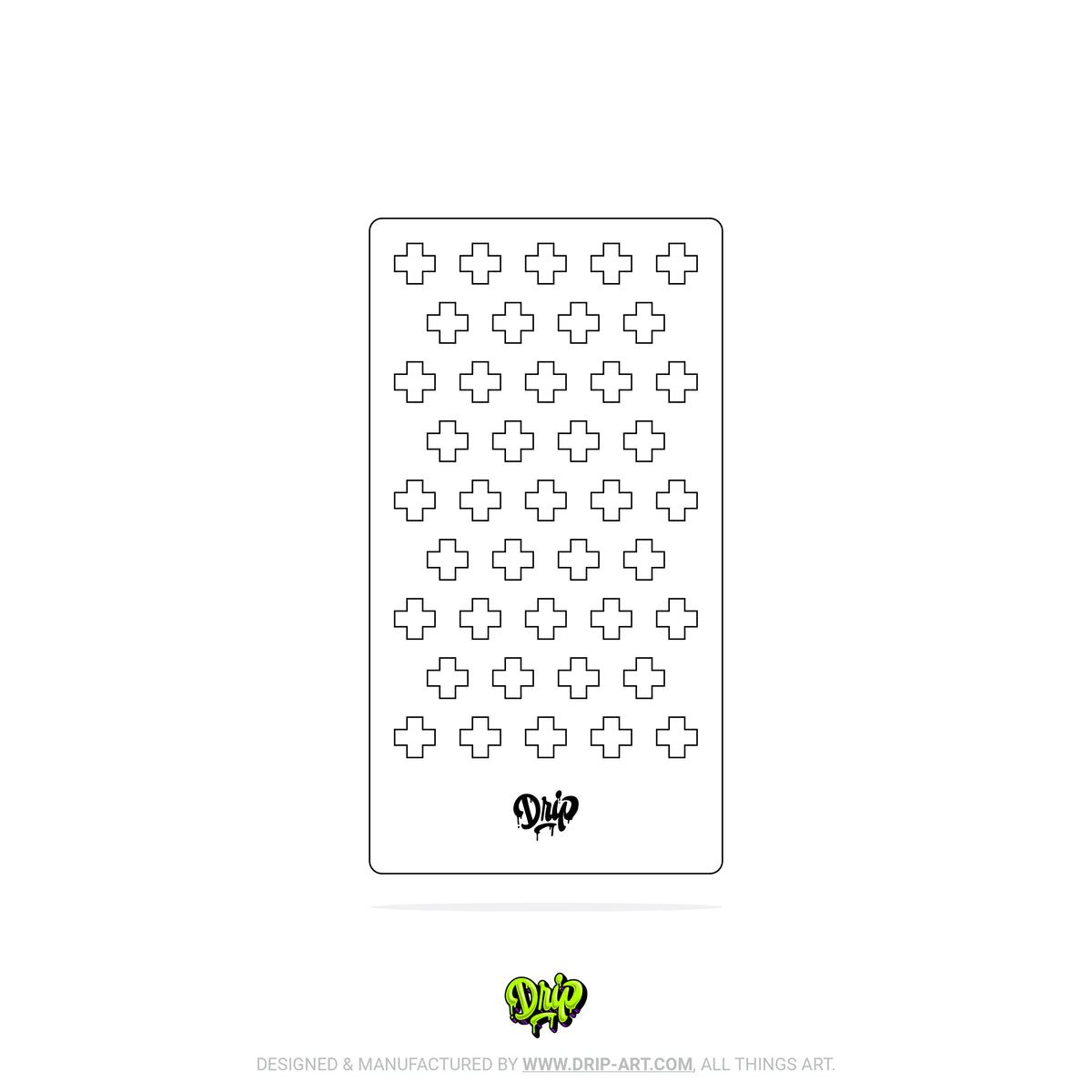 Mylar Stencil Cross