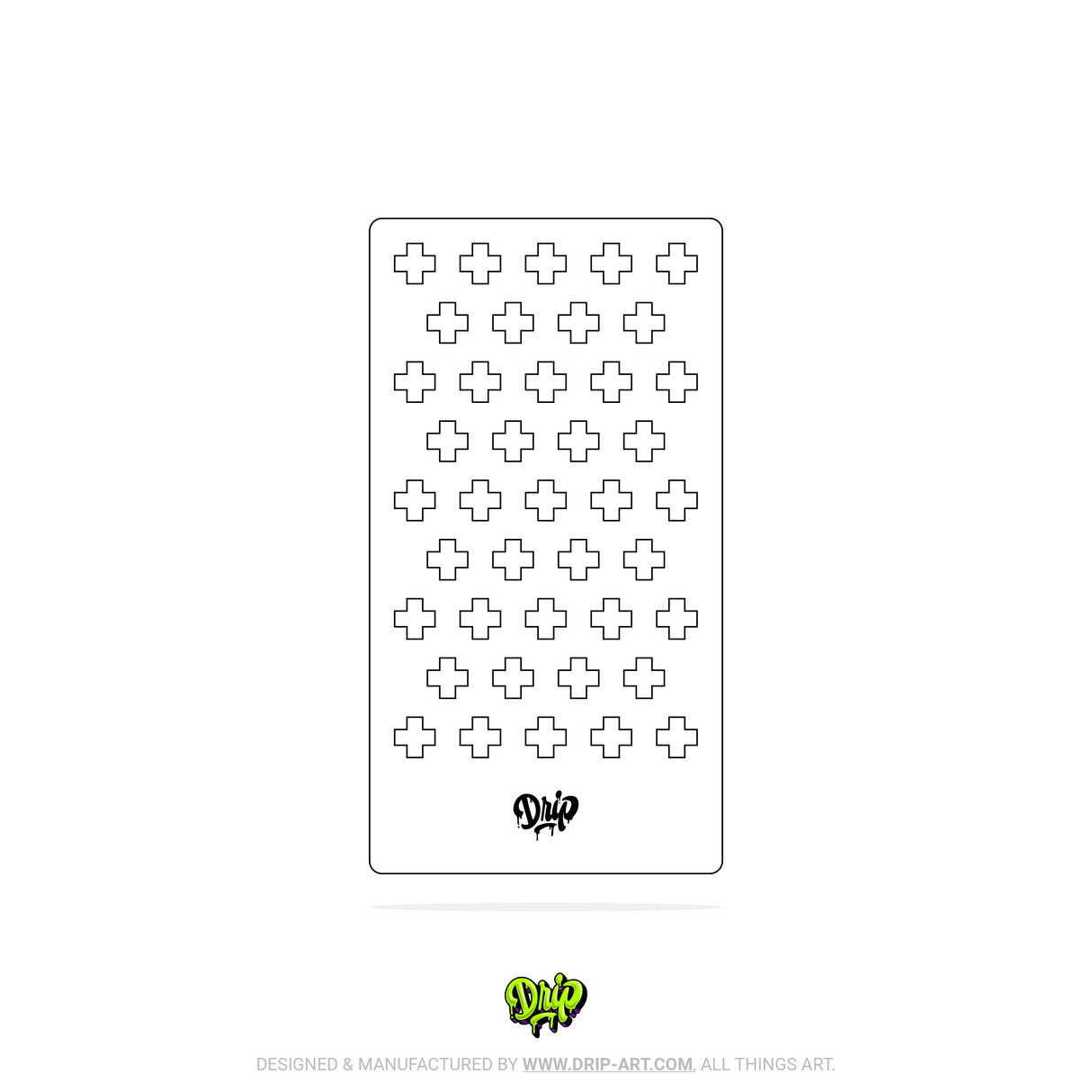 Mylar Stencil Cross