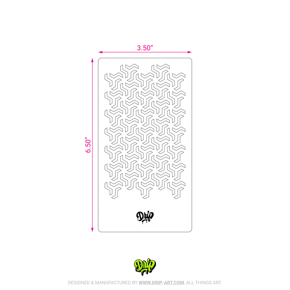 Mylar Stencil Fidget