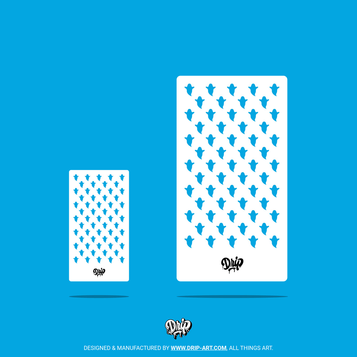 Mylar Stencil Ghosts I