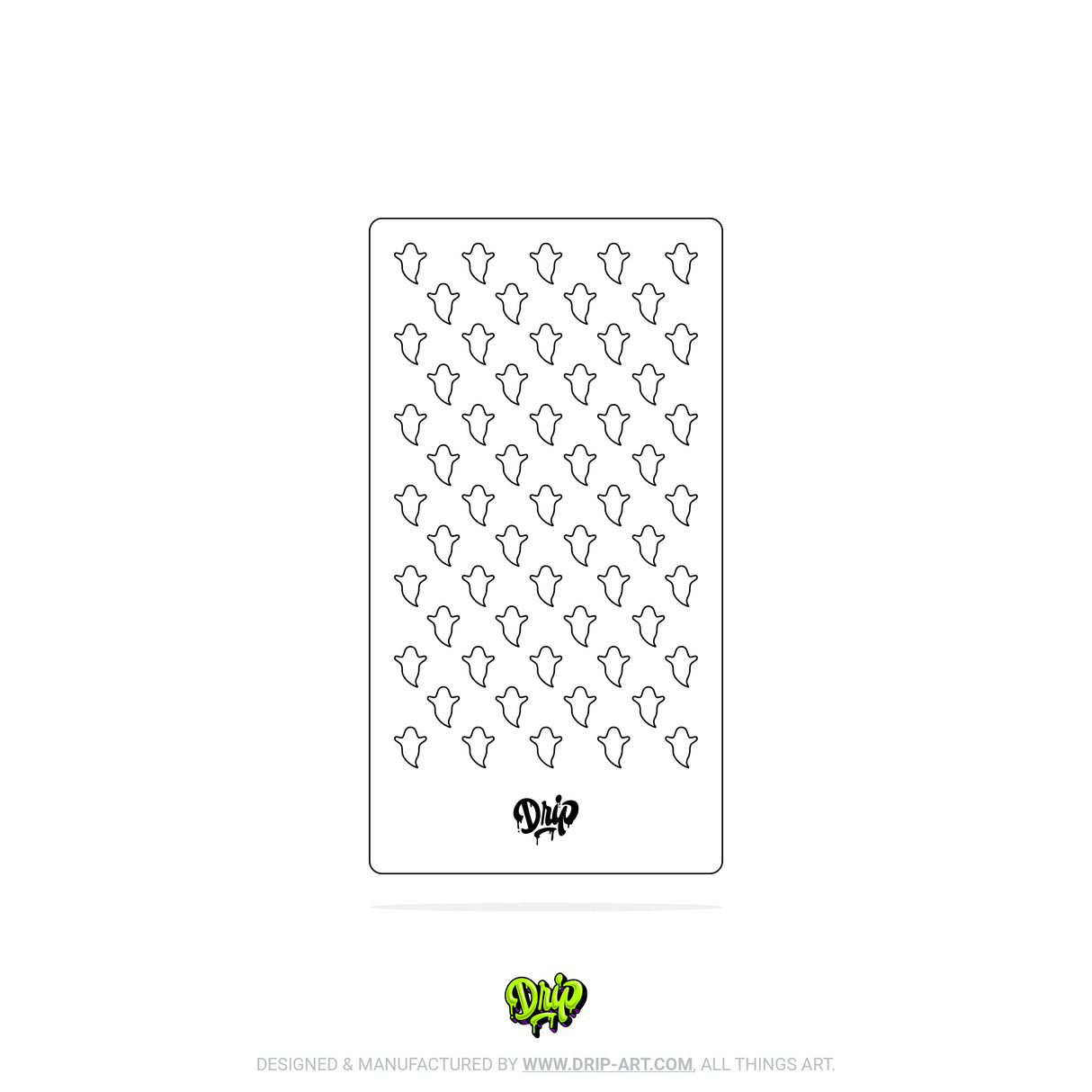 Mylar Stencil Ghosts I